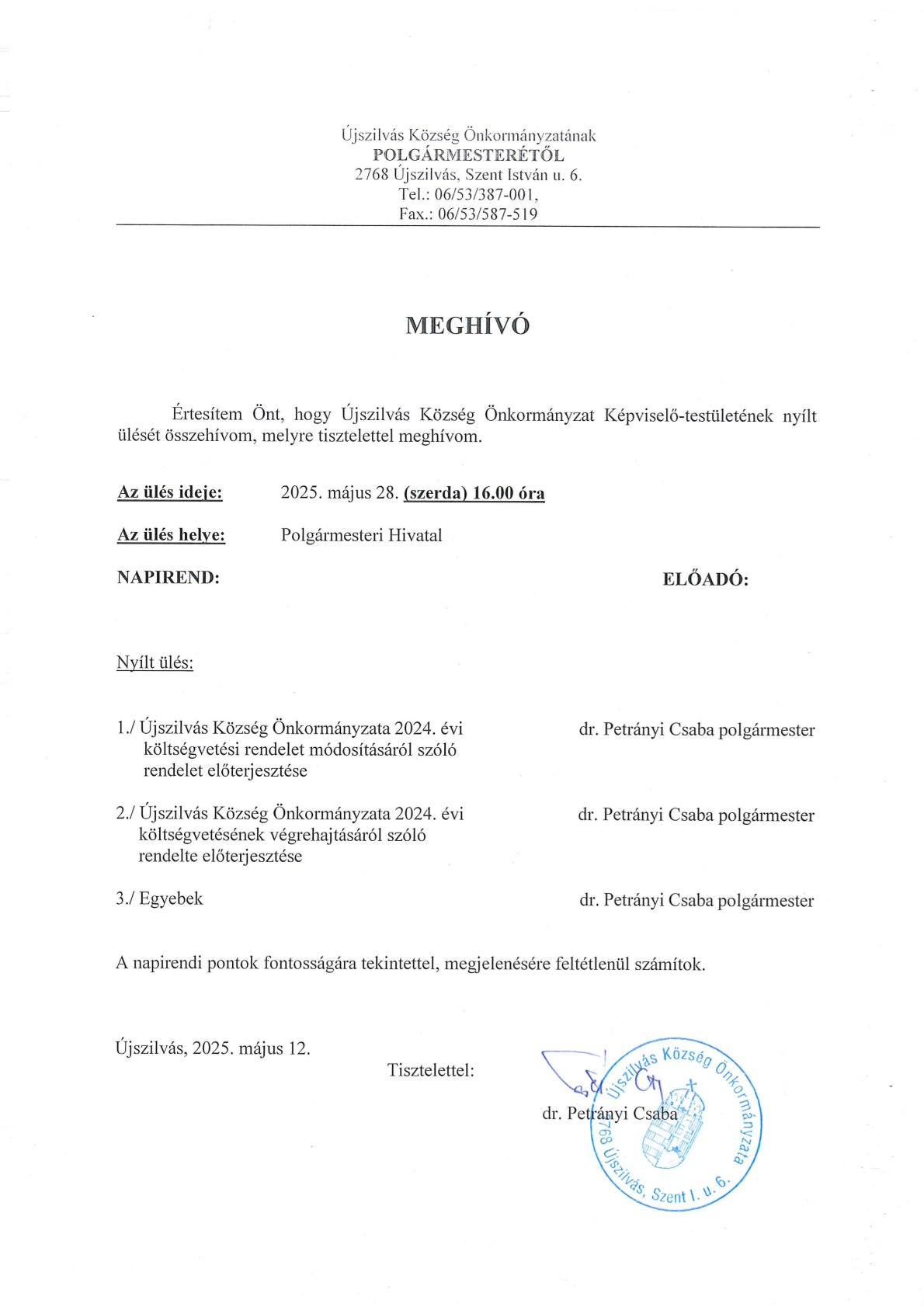 Meghívó 2025.05.28.